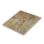 Abstract gouden schilderen met zilverspeckers tegeltje (Zijkant)