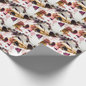 Abstract Gouden Sparkles Creatieve Kunst Cadeaupapier (Hoek)