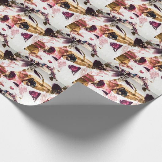 Abstract Gouden Sparkles Creatieve Kunst Cadeaupapier (Hoek)