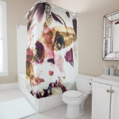 Abstract Gouden Sparkles Creatieve Kunst Douchegordijn (In situ)