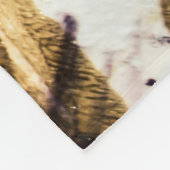 Abstract Gouden Sparkles Creatieve Kunst Fleece Deken (Hoek)