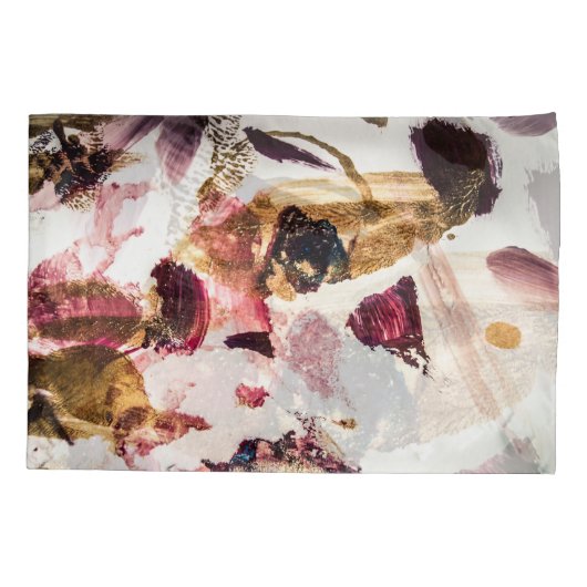 Abstract Gouden Sparkles Creatieve Kunst Kussensloop (Achterkant)