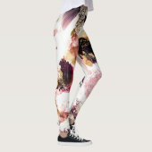 Abstract Gouden Sparkles Creatieve Kunst Leggings (Rechts)