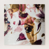 Abstract Gouden Sparkles Creatieve Kunst Legpuzzel (Horizontaal)