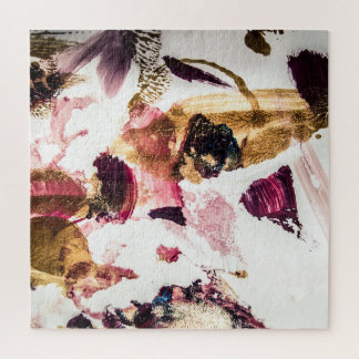 Abstract Gouden Sparkles Creatieve Kunst Legpuzzel