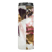 Abstract Gouden Sparkles Creatieve Kunst Thermosbeker (Achterkant)