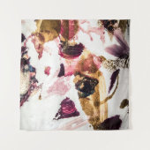 Abstract Gouden Sparkles Creatieve Kunst Wandkleed (Voorkant (horizontaal))