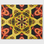 Abstract gouden trap licht. cadeaupapier (Vlak)