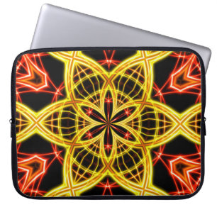 Abstract gouden trap licht. laptop sleeve