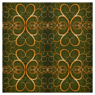 abstract gouden wervelpatroon stof