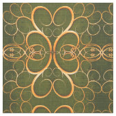 abstract gouden wervelpatroon stof (Close Up)