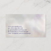 Abstract gouden zwijn tak van de boomstam - kleurr visitekaartje (Achterkant)