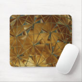 abstract goudkleurig muismat (Met muis)
