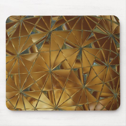 abstract goudkleurig muismat (Voorkant)