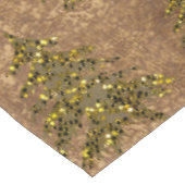 Abstract goudpapier en dunne kerstboom tafelkleed (Gekanteld)