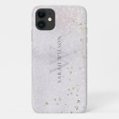 Abstract goudpenseel Lila Case-Mate iPhone Case (Achterkant)