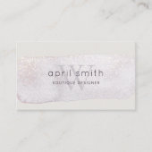 Abstract goudpenseel Lila Visitekaartje (Voorkant)