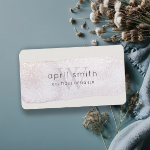 Abstract goudpenseel Lila Visitekaartje