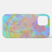 Abstract goudvlinder Aquamarine Violet Case-Mate iPhone Case (Achterkant (horizontaal))
