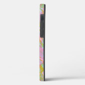 Abstract goudvlinder roze violet Case-Mate iPhone case (Achterkant / Links)