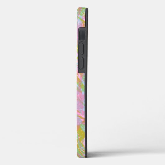 Abstract goudvlinder roze violet Case-Mate iPhone case (Achterkant / Links)