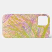 Abstract goudvlinder roze violet Case-Mate iPhone case (Achterkant (horizontaal))