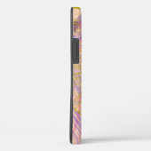 Abstract goudvlinder roze violet Case-Mate iPhone case (Achterkant / Rechts)