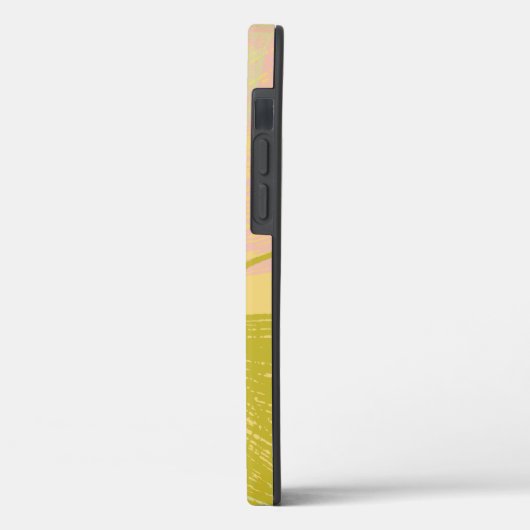 Abstract goudvlinder roze violet pasteipatroon Case-Mate iPhone case (Achterkant / Links)