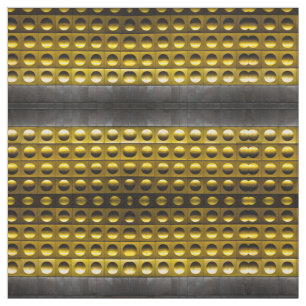 Abstract goudzwart goud - geometrische orbs Elegan Stof