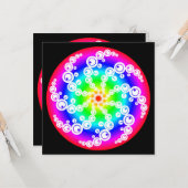 Abstract graancirkel  kaart (Voorkant / Achterkant in situ)