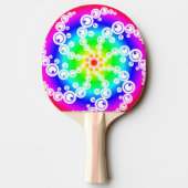 Abstract graancirkel tafeltennisbatje (Achterkant)