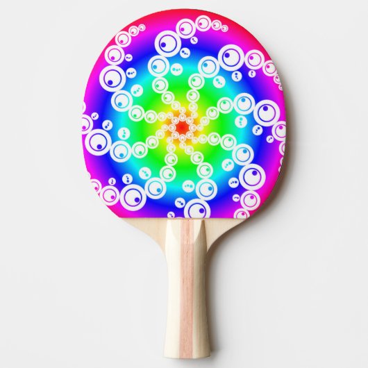 Abstract graancirkel tafeltennisbatje (Voorkant)