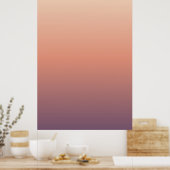 Abstract Gradiënt Aura Wand Kunst Poster (Keuken)