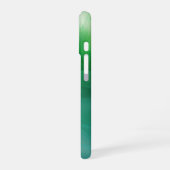 Abstract Gradient Groen en Blauw iPhone 16 Hoesje (Linkerkant)