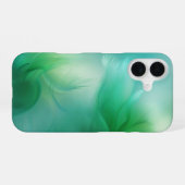 Abstract Gradient Groen en Blauw iPhone 16 Hoesje (Achterkant horizontaal)