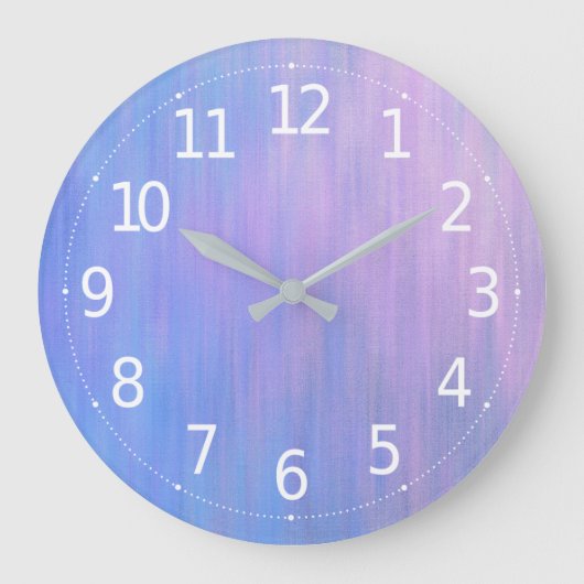 Abstract Gradient Grunge Artwork | Wall Clock Grote Klok (Voorkant)