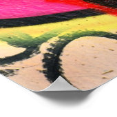 abstract graffiti achtergrondposter poster (Hoek)