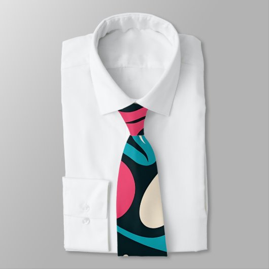 Abstract Graffiti - Bold Vibrant Line Art Style Stropdas (Gebonden)