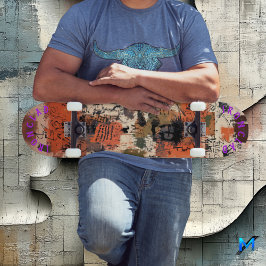 Abstract Graffiti-Geïnspireerd Abstract aardtinten Persoonlijk Skateboard