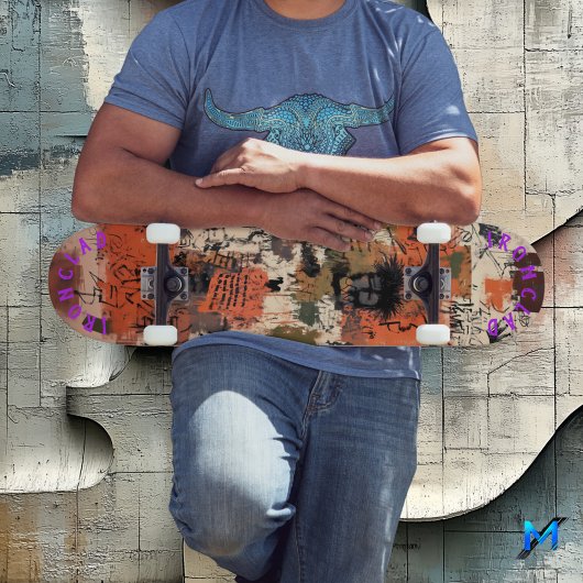 Abstract Graffiti-Geïnspireerd Abstract aardtinten Persoonlijk Skateboard