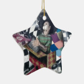 Abstract Graffiti Kunstwerk Keramisch Ornament (Rechts)