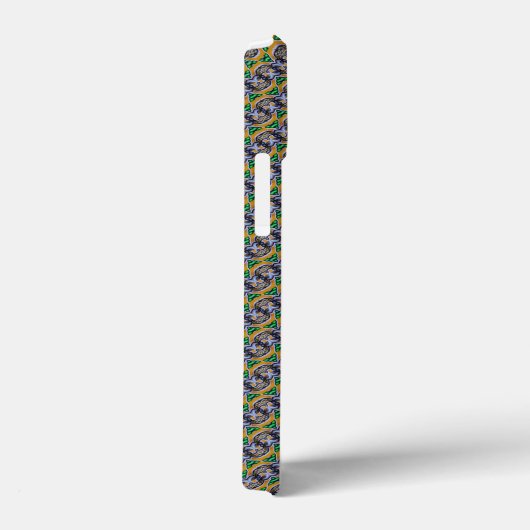 Abstract graffiti-patroon Case-Mate iPhone case (Achterkant / Rechts)