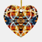 Abstract graffiti-patroon keramisch ornament (Voorkant)