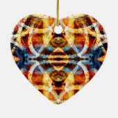 Abstract graffiti-patroon keramisch ornament (Achterkant)