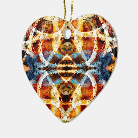 Abstract graffiti-patroon keramisch ornament (Links)