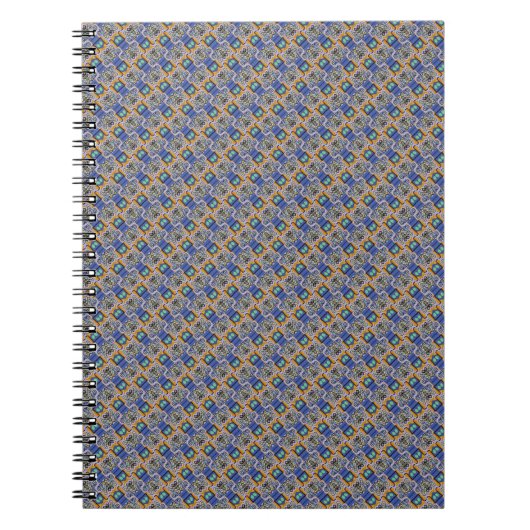 Abstract graffiti-patroon notitieboek (Voorkant)