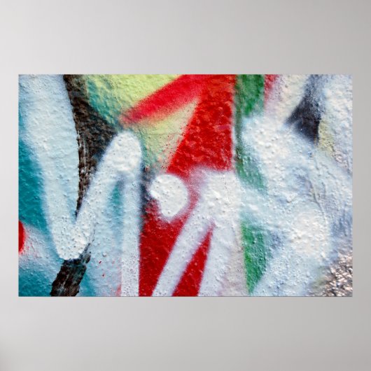 abstract graffiti poster (Voorkant)