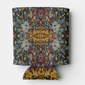 Abstract Graffiti Splatter Painting Art On Black Blikjeskoeler (Achterkant)