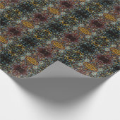 Abstract Graffiti Splatter Painting Art On Black Cadeaupapier (Hoek)