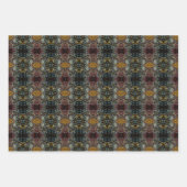 Abstract Graffiti Splatter Painting Art On Black Inpakpapier Vel (Voorkant)